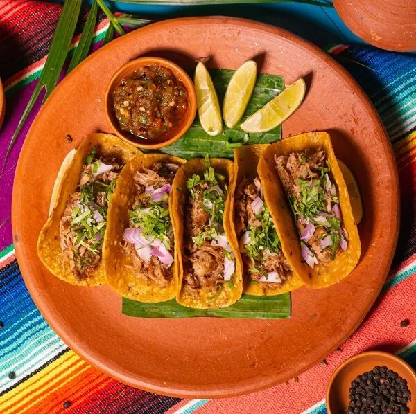 Assorted tacos served at Danzante Bangkok