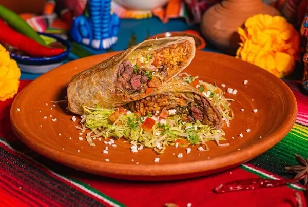 Burritos at Danzante Mexican Restaurant Bangkok