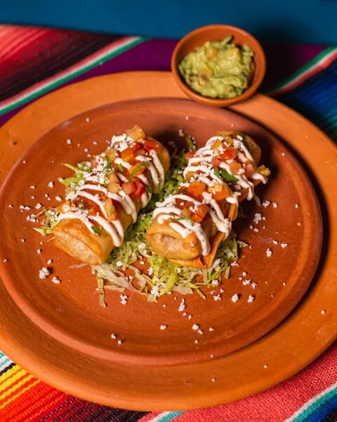 Chimichanga at Danzante Mexican Restaurant Bangkok