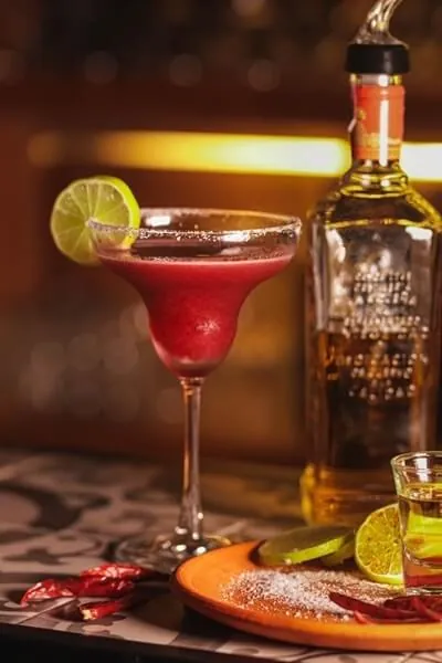 Chamoy Margarita at Danzante Mexican Restaurant Bangkok