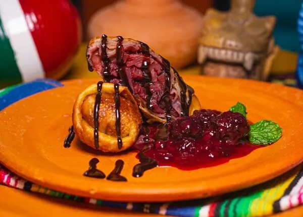 Chimichanga at Danzante Mexican Restaurant Bangkok
