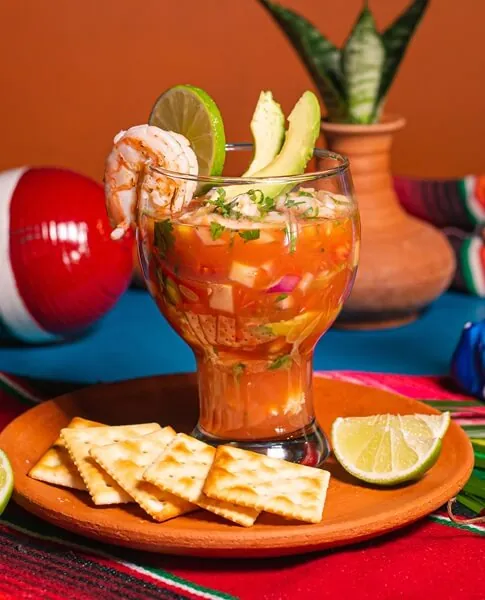 Cóctel de Camarones at Danzante Mexican Restaurant Bangkok