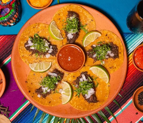 Taco Lamb Birria at Danzante Mexican Restaurant Bangkok