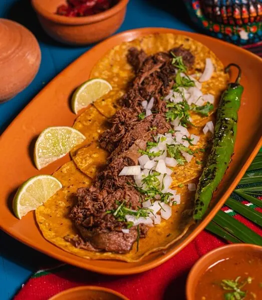 Taco de Lengua at Danzante Mexican Restaurant Bangkok