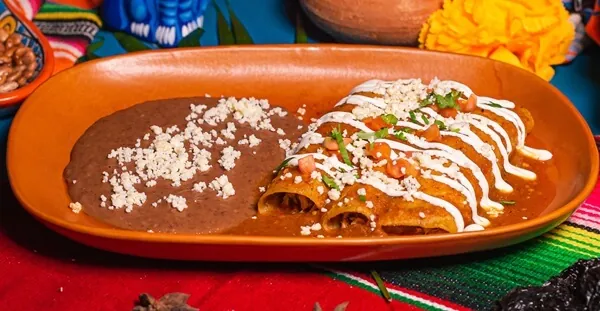 Enchiladas at Danzante Mexican Restaurant Bangkok