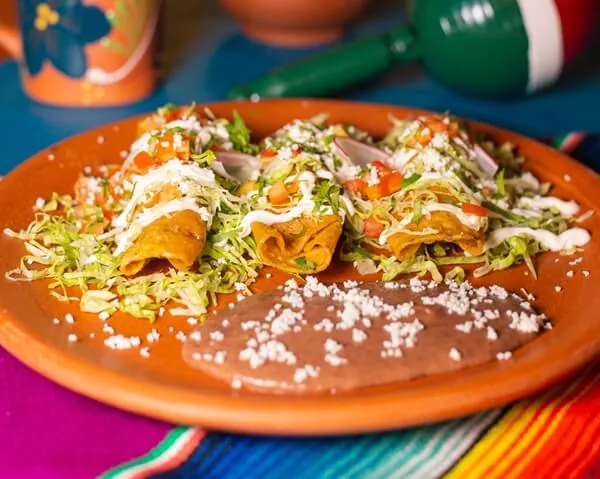 Flautas at Danzante Mexican Restaurant Bangkok