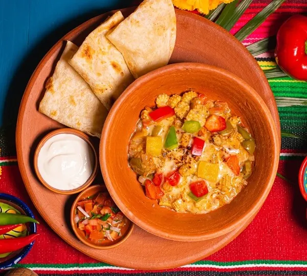 Vegiqueso at Danzante Mexican Restaurant Bangkok